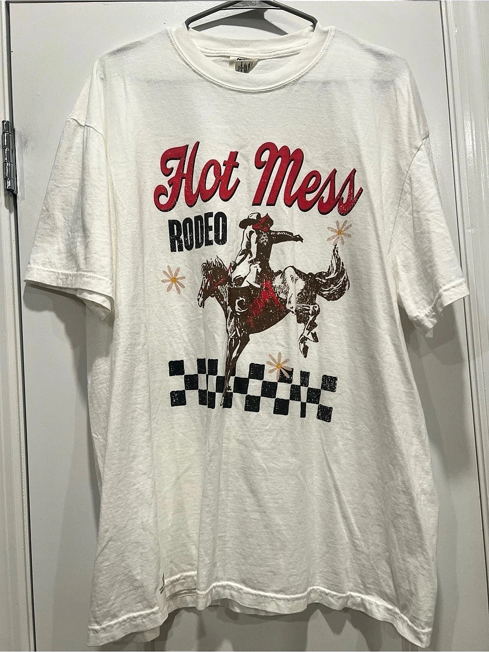 NEW Comfort Colors Hot Mess Rodeo Graphic Tee XL